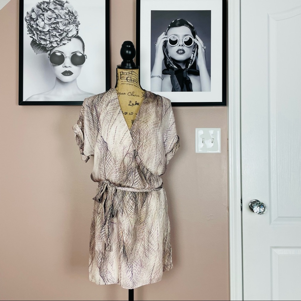 Haute hippie silk mini dress